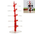 thumbnail image 6 of Multi Tier Eyeglasses Frame Stand Glasses Organizer Decorative Shelves 5 Frames Retail Display Shelf Rack Show for Showcase, Countertop, Retail, 6 of 8