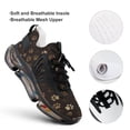 thumbnail image 4 of Brown Dog Paw Retro Style Walking Shoes for Men Woman Lightweight Tennis Fashion Elastic Sports Shoes Cushion Basketball Shoes, 4 of 7