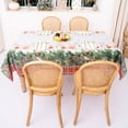 thumbnail image 4 of Rectangle Christmas Tablecloth, Washable Xmas Table Cloth for Dining Room Kitchen Party, 70x56 Inch, 4 of 4