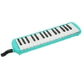 thumbnail image 3 of Piano de aire profesional de 32 teclas, melódica con boquilla corta, color verde, 3 of 14