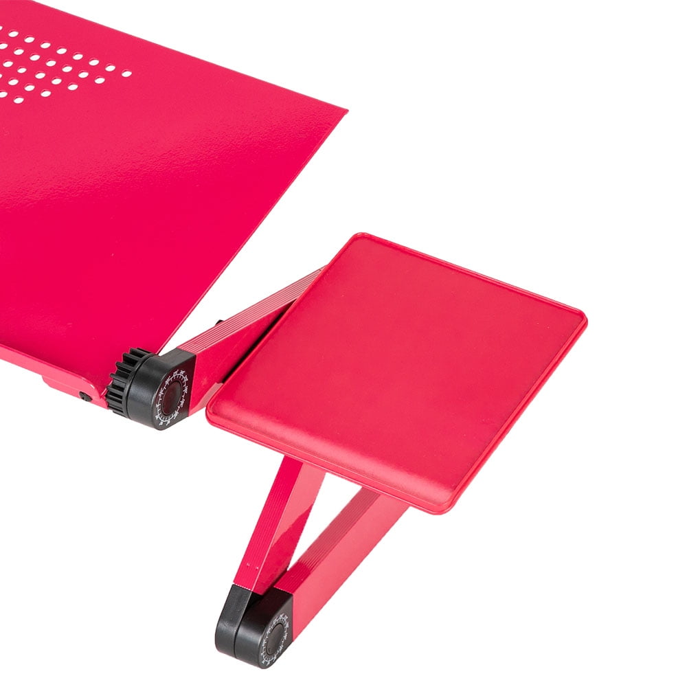 ” Portable Home Use Assembled Folding Table Rose Red 33lb Capacity 18.9 x 10.24 