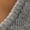 Gray, variant on Women Deep V Neck Knitted Crop Sweater Top Casual Solid Slim Fit Long Sleeve Ribbed Pullover Jumper Tops Gray XS