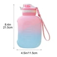thumbnail image 3 of 1200ml Water Bottle Large Gallon Water Jug with Handle - Wide Mouth Drinking Hole BPA Free Perfect for Outdoor Sports, Gym, Camping, 3 of 6