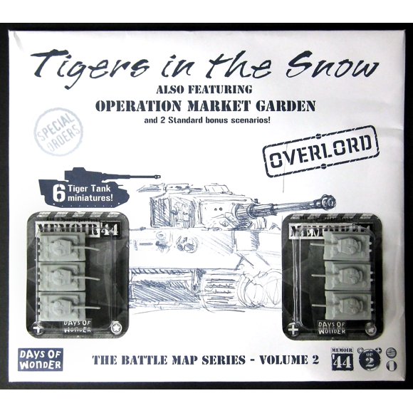 Days of Wonder - Memoir '44: Expansion - Tigers in The Snow Battle Map- Board Game