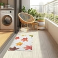 thumbnail image 4 of Yayeee Doormat for Indoor Entrance 32" x 20" Non Slippery Floor Rug, White Autumn Leaves, 4 of 8