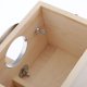 thumbnail image 4 of Caja de cría de pájaros de madera, caja de incubación cálida, caja de nido de jaula de pájaros de madera, pájaro Medio izquierdo abierto Yuyangstore  Nido del loro del pájaro del animal doméstico, 4 of 8