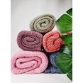 thumbnail image 4 of Waffle Towel Lightweight Quick Dry Beach, Bath Towels - Cherry, 4 of 9