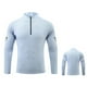 thumbnail image 1 of pstuiky camisas de manga larga para hombre, Camiseta deportiva ligera y transpirable de color sólido con cremallera y cuello alto de manga larga para hombre Tops de talla grande para hombre xl, 1 of 8