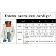 thumbnail image 2 of Sherrylily Women Chunky Cardigan Cable Knit Loose Open Front Sweaters Coat, 2 of 4