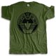 thumbnail image 1 of Camiseta de algodón puro para hombre camisa de cuello redondo barata estilo militar holgada, 1 of 7