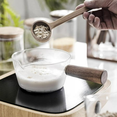 

Borosilicate Glass Open Flame With Handle For Household Small Milk Pot