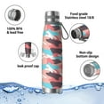 thumbnail image 4 of Camouflage 29oz Stainless Steel Insulated Thermos with Tea Filter, 360° Printed Travel Bottle, Leakproof BPA-Free Flask with Anti-Slip Base, 304 Inner & 201 Outer, Vacuum Cup, 4 of 6
