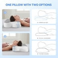 thumbnail image 3 of Cervical Pillow for Neck Pain Relief,Memory Foam Pillows for Side Back Orthopedic Ergonomic,Best Gift,Queen Size, 3 of 7