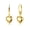 B-14K Gold, variant on 925 Sterling Silver Heart Dangle Earrings for Women Silver Dangle Leverback Earrings Hypoallergenic Love Heart Dangle Drop Earrings for Jewelry Gifts