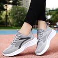 thumbnail image 6 of Women's Walking Shoes, Breathable Knit Mesh Slip on Running Sneakers with Lightweight Cushioning and Non Slip Grip, Comfortable Athletic Shoes for Gym Jogging, 6 of 8