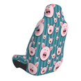 thumbnail image 2 of Wukai Funny Pig Faces Full Set Car Seat Covers with Soft Padding Universal Auto Front Seats Protector and Cushion Mat, 2 of 5