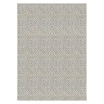 Couristan Pavers Area Rug, Mocha ,Rectangle, 7'6" x 10'9"