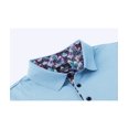 thumbnail image 6 of SPEEDRUN Men's Golf Polo Shirts, Classic Fit Short Sleeve for Casual & Business Wear, SkyBlue L, 6 of 6