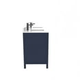 thumbnail image 6 of Ayna Decors Rooh 72 in Navy Blue Double Sink Bathroom Vanity Set with White Quartz Countertop | 4 Soft Closing Doors | 6 Full Extention Soft Close Drawer | Black Hardware, 6 of 10