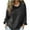 Black, variant on Tnhcen Women's Plus Size Oversized Pleated Turtleneck Tops - Solid Relaxed Fit Long Sleeve Shirts, Casual Stackable Roll Neck S-L