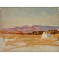 thumbnail image 3 of Jan Ciągliński 14x12 Black Modern Framed Museum Art Print Titled - Sahara (Desert) (1909), 3 of 5