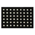 thumbnail image 1 of Visland PVC Kitchen Woven Mats for Floor Non-slip Washable Runner Rugs Stain Resistant Standing Mat with TPR Backing Lightweight Black White Hallway Rug, 1 of 7