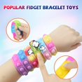 thumbnail image 4 of 10 piezas, pulsera sensorial simple portátil, juguete de mano para aliviar el estrés para niños adultos ansiedad autismo, pulsera sensorial para aliviar el estrés, 4 of 5