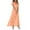 3# Orange, variant on Huankd Spring Dresses for Women 2025 - Floral Chiffon Short Sleeve Flowy Trendy Maxi Dress Orange 2XL