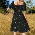 thumbnail image 3 of STARS Short Sleeved Dress Dress women dresses with long sleeves Dress, 3 of 5