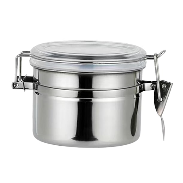 Contenedor de granos de café, tanque de almacenamiento hermético, sello multiusos, utensilios de almacenamiento, 800ml