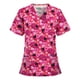 thumbnail image 1 of Pntutb Blusa de uniforme de trabajo con cuello en V y manga corta para mujer Pntutb Pntutb-5471, 1 of 2