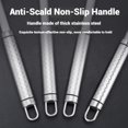 thumbnail image 3 of PinesC Pure Titanium Spatula, Cookware Kitchen Essentials Cooking Utensils Set Kitchen Accessories, Cooking Shovel Wok Spatula Long Handle Shovel Wok Turner (4PCS) 4PCS Pure Titanium Spatula, 3 of 5