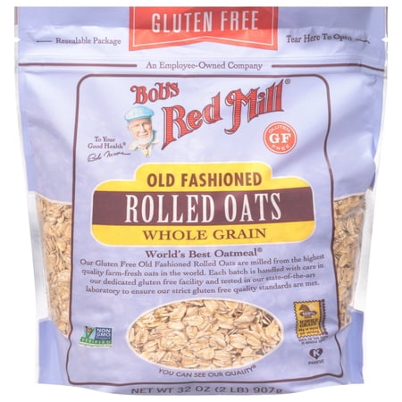 Bob's Red Mill Gluten Free Old Fashioned Rolled Oats - 32 oz (Pack of 2)