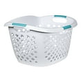 thumbnail image 3 of Home Logic 1.8 Bushel Hip Grip Laundry Basket, White, 3 of 6