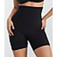 thumbnail image 4 of Women's Vanity Fair 40312 360 High Waist Shaping Short (Midnight Black L), 4 of 5