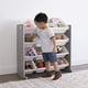 thumbnail image 4 of Natural Wood/White Kids Toy Organizer with 12 Storage Bins, 4 of 8