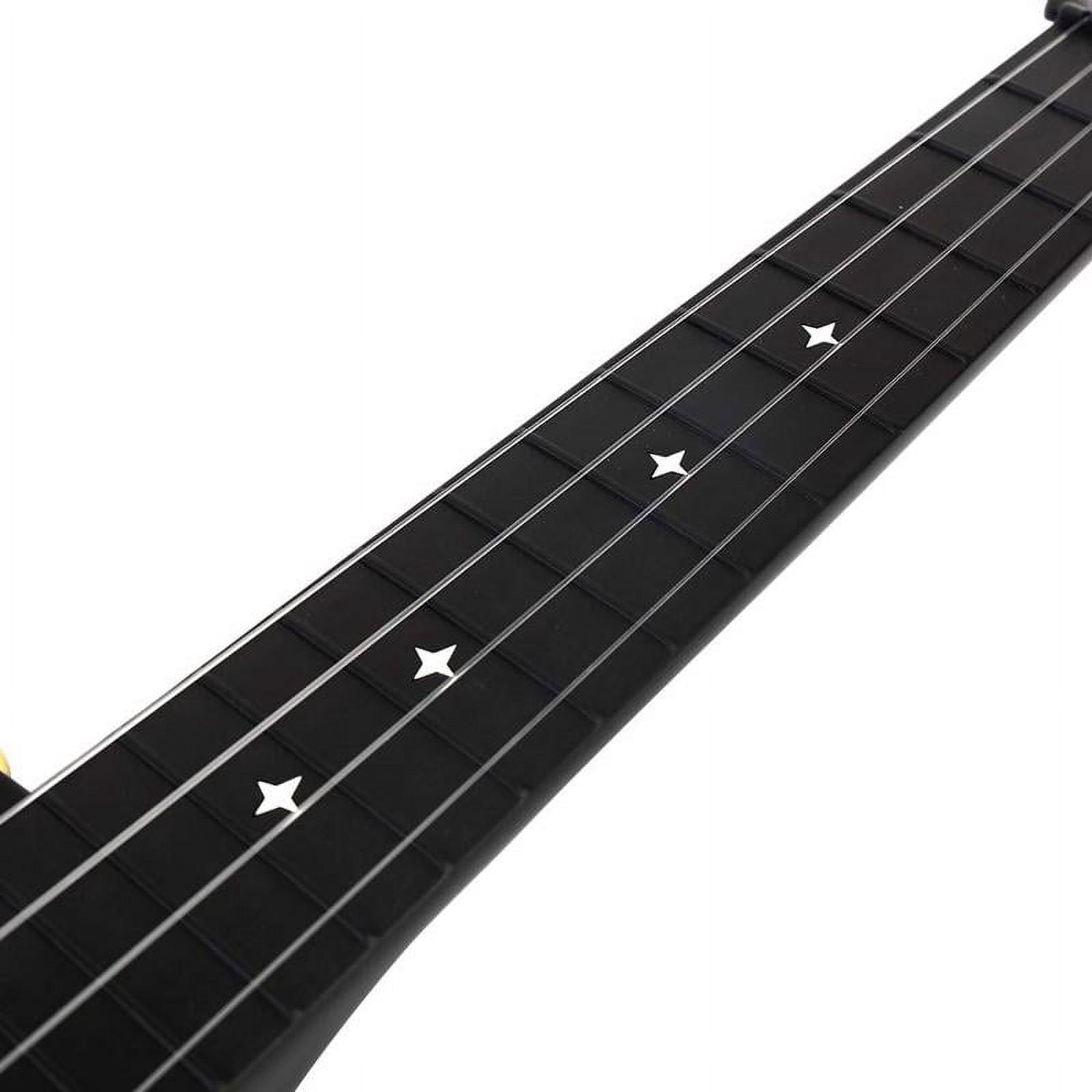 Enya Concert Nova U Black Carbon Fiber Ukulele - With Free Ukulele Lessons, Case, Strap, Capo and Spare Strings.
