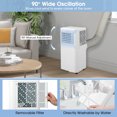 thumbnail image 4 of Costway 10000 BTU Portable Air Conditioner 3-in-1 AC Unit With Cool Dehum Fan Sleep Mode, 4 of 10