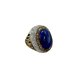 thumbnail image 5 of Anillo de piedra amatista natural de lujo retro ligero original elegante anillo abierto medio antiguo de alta calidad para mujeres, 5 of 6