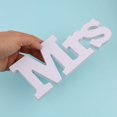 thumbnail image 6 of wedding birthday party decoration white letters mr & mrs wedding creative sign, 6 of 8