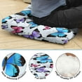 thumbnail image 5 of Elegant Butterfly & Floral Print Zabuton Cushion Thick Support for Meditation & Floor Lounging, 5 of 7