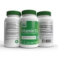 thumbnail image 5 of Vitamin D3 2,000iu (NON-GMO) 365 Softgels in Organic Extra Virgin Olive Oil by Health Thru Nutrition, 5 of 7