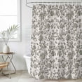 thumbnail image 6 of Sage Green Leaf Shower Curtain Set - 48" x 72" Washable Bathtub Curtain with 12 Hooks, Retro Farmhouse Plant Floral Branch Waterproof Fabric Stall Shower Curtains for Bathroom/Bathtub Décor, 6 of 6