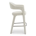 thumbnail image 3 of Moe's Home Collection Martens Bar Stool Fabric Beige, 3 of 6