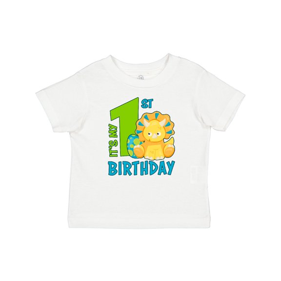 Inktastic Its My 1st Birthday with Dinosaur Boys or Girls Baby T-Shirt
