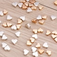 thumbnail image 2 of 100 Uds. De abalorios espaciadores de corazones de aleación pequeños de 6x6mm, abalorios aptos para pulseras DIY, collares hechos a mano, accesorios de joyería Tan Jianjun unisex, 2 of 2