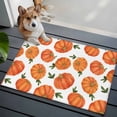thumbnail image 3 of Entryway Rug 2'x3', Thanksgiving Small Rug for Kitchen Bathroom Door Mat Indoor Entrance, Fall Orange Pumpkin Green Maple Leaves Non-Slip Area Rugs Floor Mats Carpet Front Door Rugs, 3 of 8