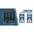thumbnail image 4 of Clihome  HIPS Outdoor Double floor Resin Side Table Dark Grey, 4 of 5