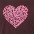 thumbnail image 5 of Wild Bobby, Pink Ribbon Heart, Breast Cancer Awareness, Men Premium Tri Blend Tee, Cardinal, Small, 5 of 5