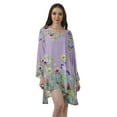 thumbnail image 1 of Moomaya Robes Décontractées Femmes Rayonne Robe Mini à Manches Longues pour Femmes, 1 of 4